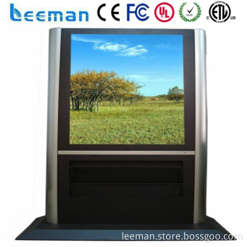lcd multi touch screen monitor Leeman P2 SMD 55inch floor standing touch screen advertising display